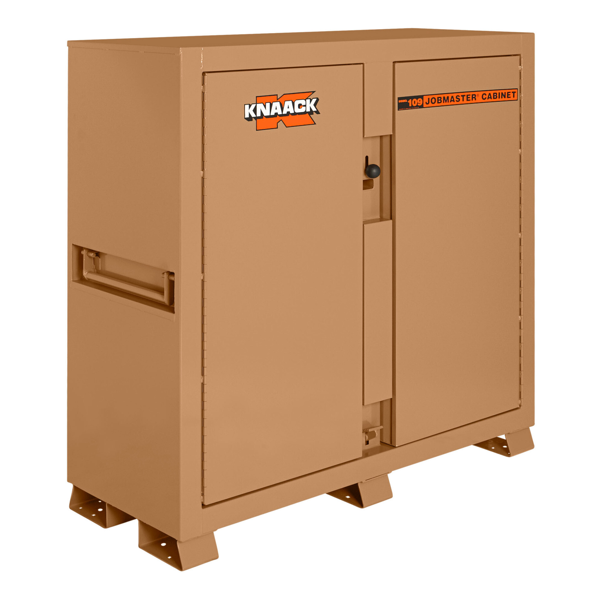 KNAACK Jobmaster Cabinet, 47-1/2 Cu. Ft., 60in.W x 24in.D x 60in.H, Tan, Model# 109-KL